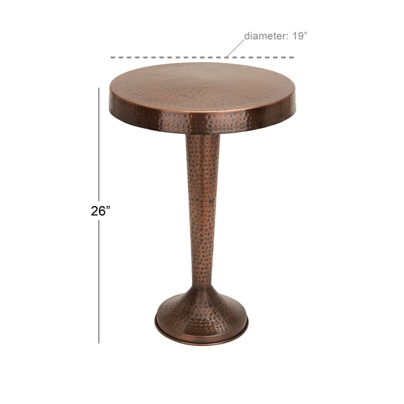 Hana Pedestal End Table