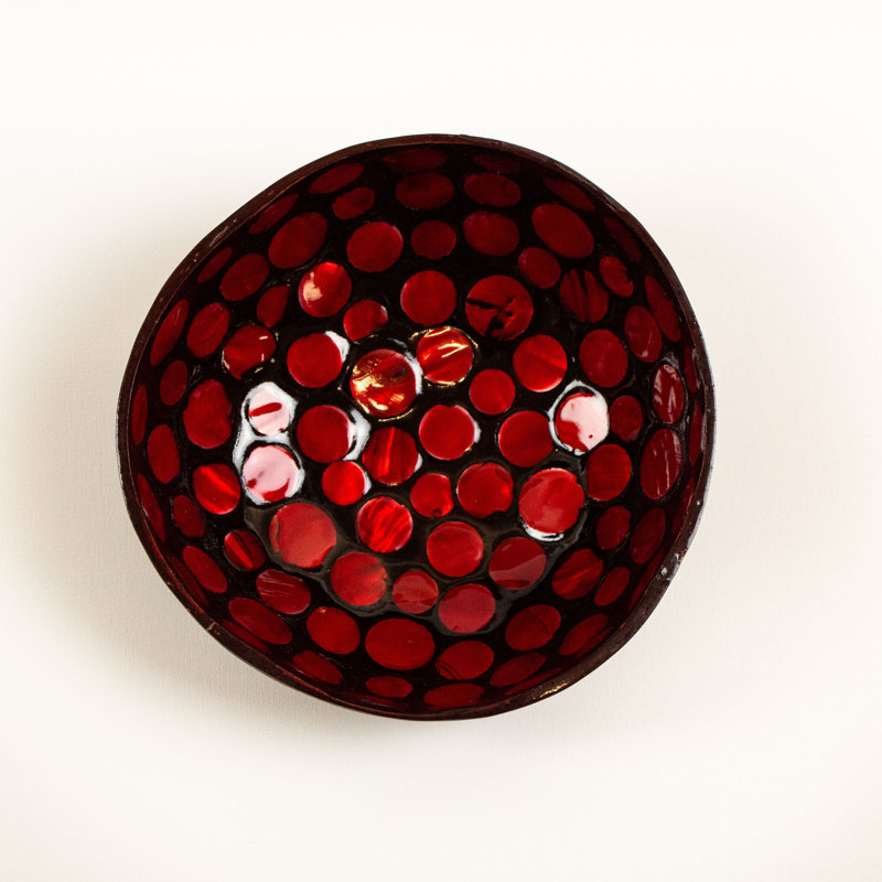 Bol décoratif Kaniylah, Rouge