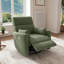 Fauteuil inclinable en velours côtelé de 36,6 po de large avec pivot -881855057