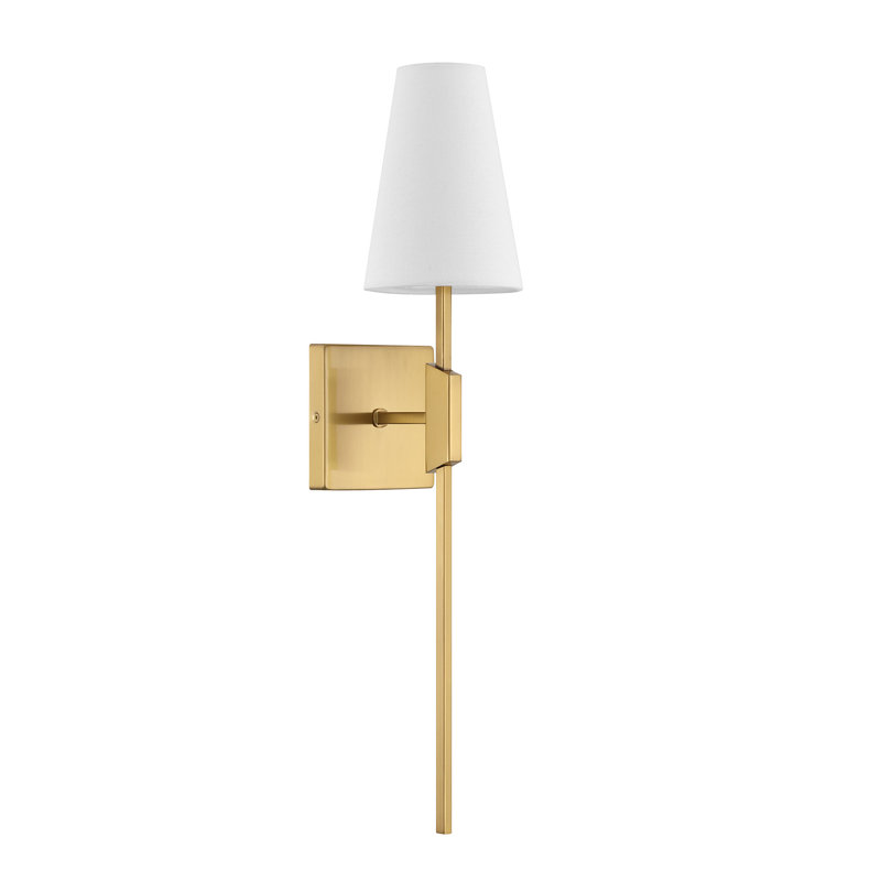 Vonnita 1-Light Wall Sconce in Brass, Brass