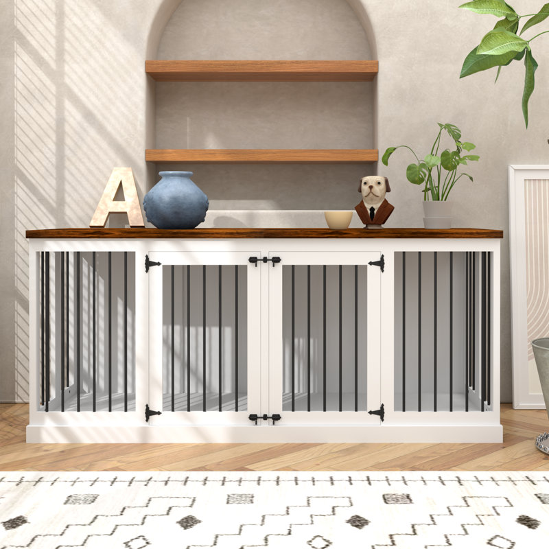 Meuble de rangement pour chien 70,9 po
