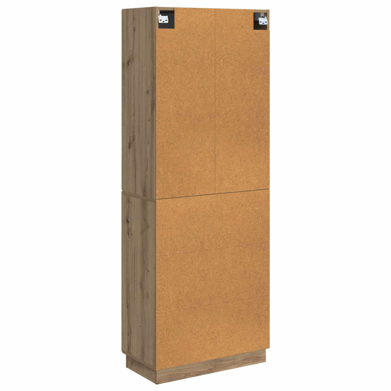 4 -Door 4 Storage Cabinet, Artisan Oak