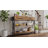 Modern Console Table with 2 Drawers, 2 Shelves, Storage Basket & Hooks - Ideal for Entryway or Behind Sofa-2096046721