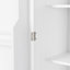 Armoire de rangement de salle de bain avec portes et tiroir, plusieurs espaces de rangement, tablette réglable-704969153
