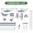 80'' Solid + Manufactured Wood Glass without Installation Hardware Kit Bi-Fold Door-70187535