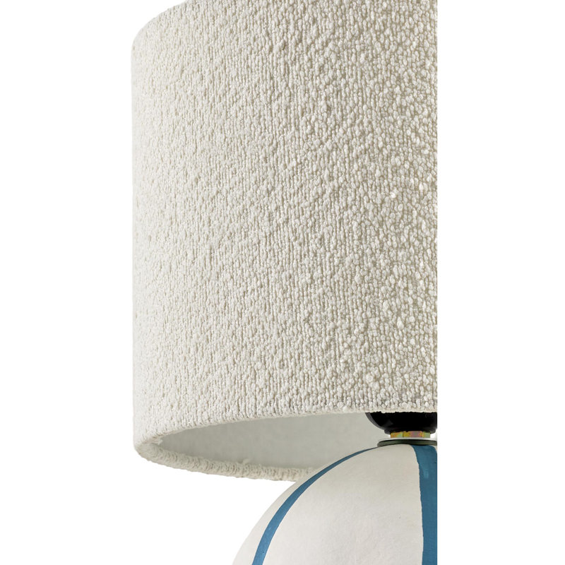 Kowal Kinki Table Lamp, Cream/Blue