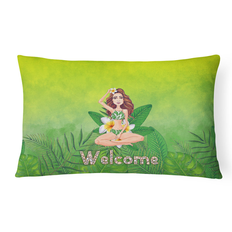  Coussin intérieur / extérieur Welcome Lady in Bikini Summer