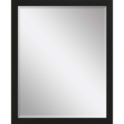 43" Black Framed Accent Mirror