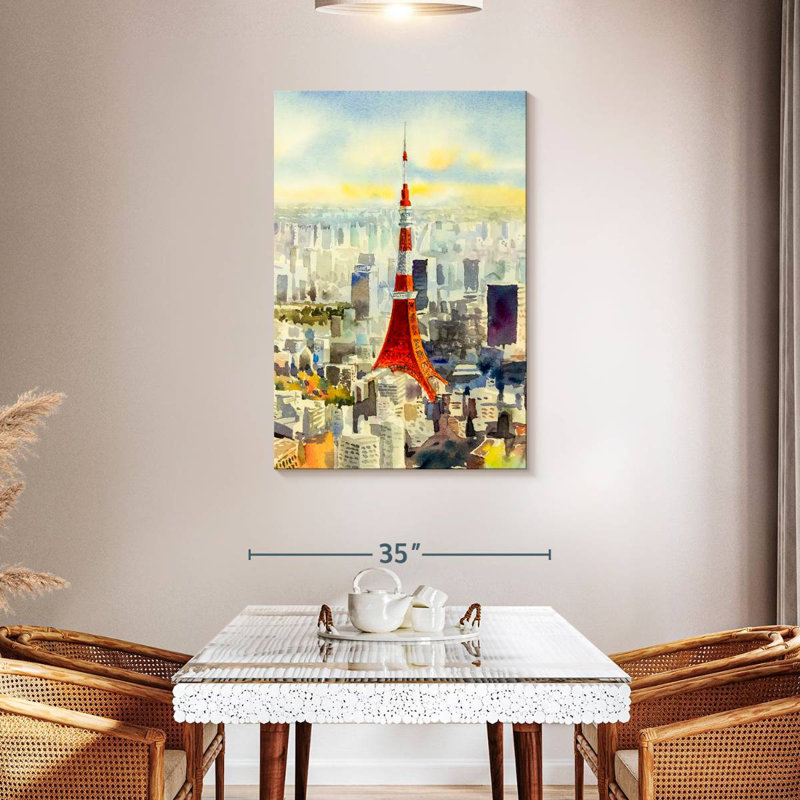 Tour du Japon célèbre au Japon, H 45 po x l 30 po