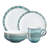 Denby Azure Coast 4 Piece Dinnerware Set, Service for 1