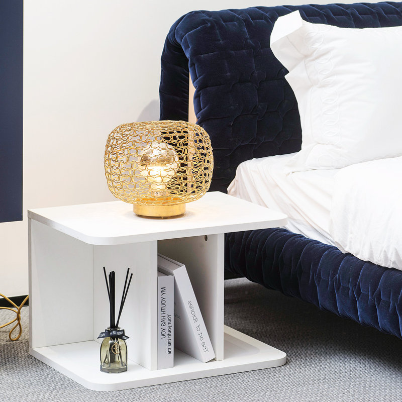 Table de chevet blanche Braeville