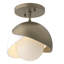 Brooklyn 1 - Light Double Shade Semi Flush Mount-66074458-66074468