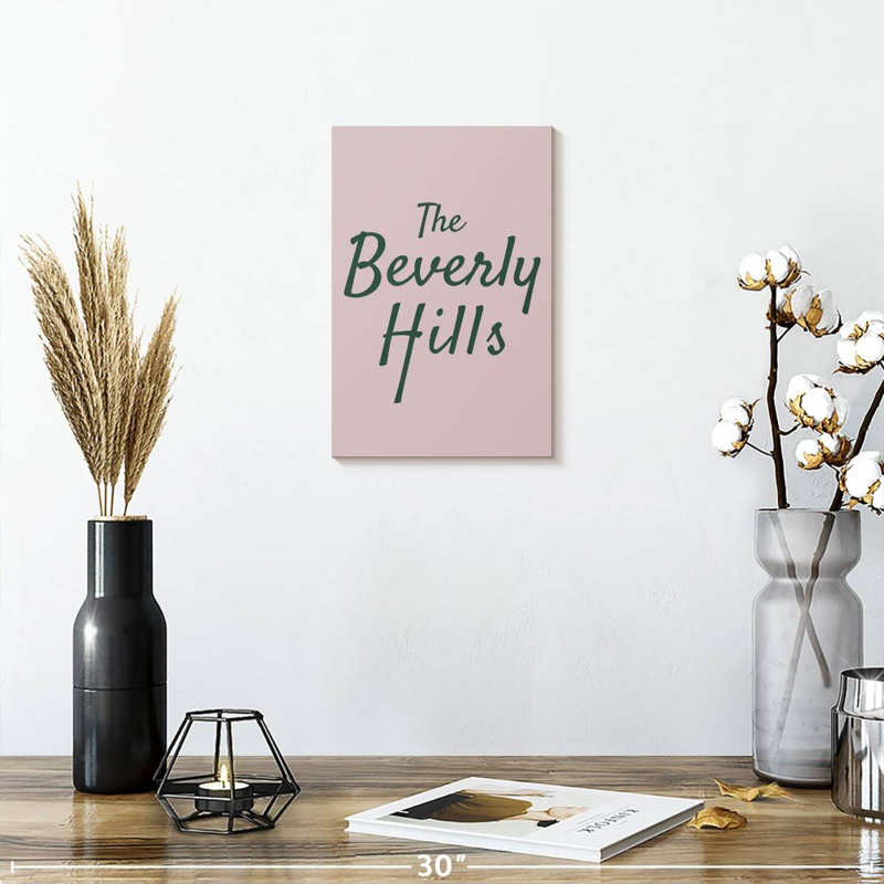The Beverly Hills, 12" H x 8" W