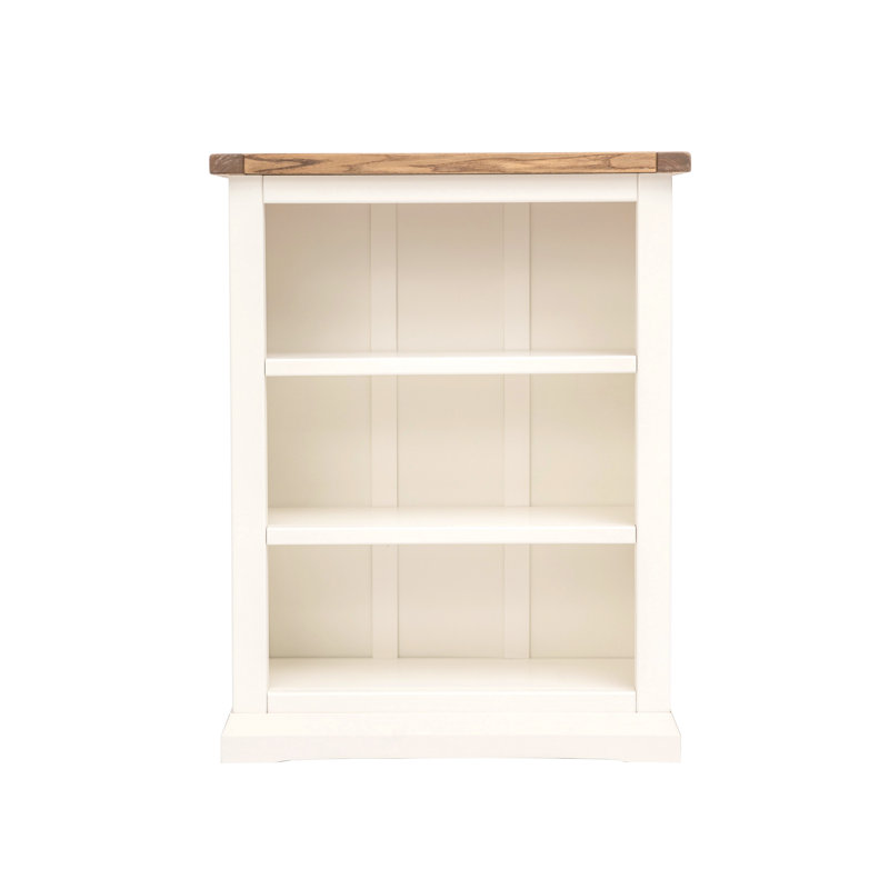 Ireland Bookcase, (3 Shelves) H90 x W70 x D25cm, White
