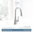 Moen Kurv Single Handle Pulldown Kitchen Faucet with Power Clean Technology-59681228-59770518