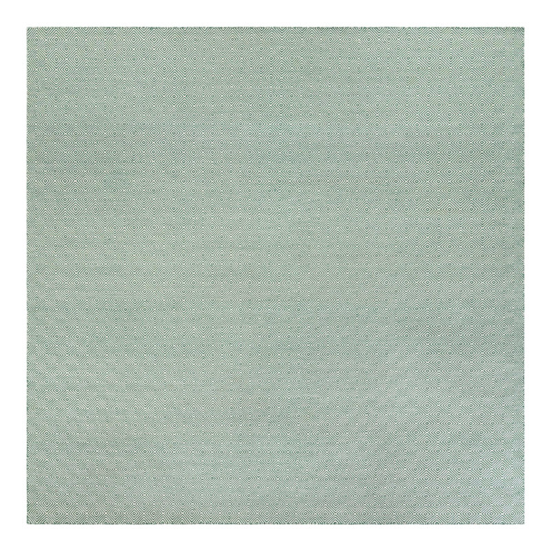 Traetyn Flatweave Wool Geometric Indoor Rug, Square 12'