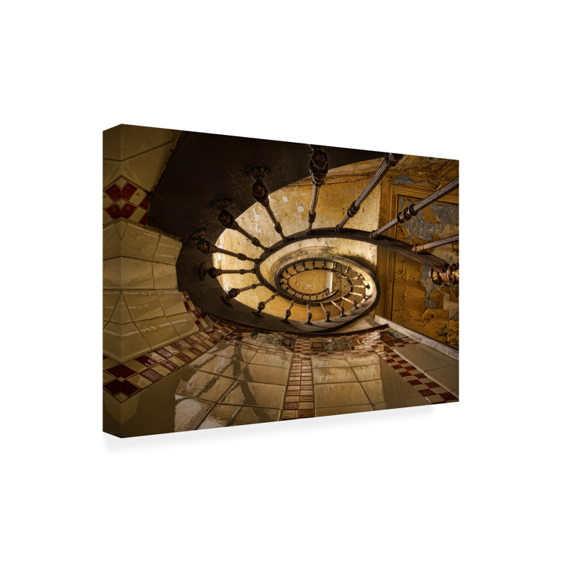 Art mural sur toile tendue - "Bhumen" par Paul Boomsma pour décoration de salon, de chambre à coucher ou de bureau - 16 x 24