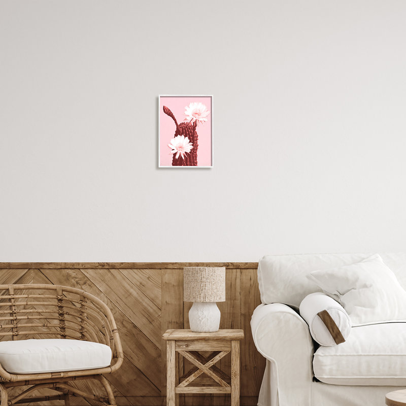 «Stupell Industries», art mural sur toile de fleurs de cactus roses par Lil 'Rue, H 14 po x l 11 po x P 1,5 po