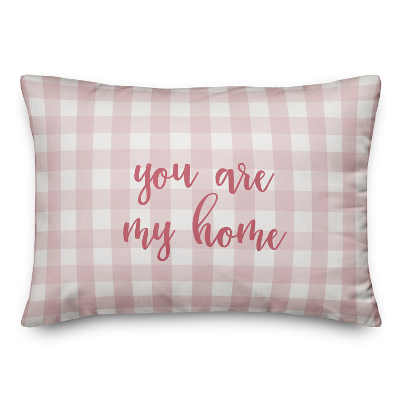  Coussin You Are My Home, Rose