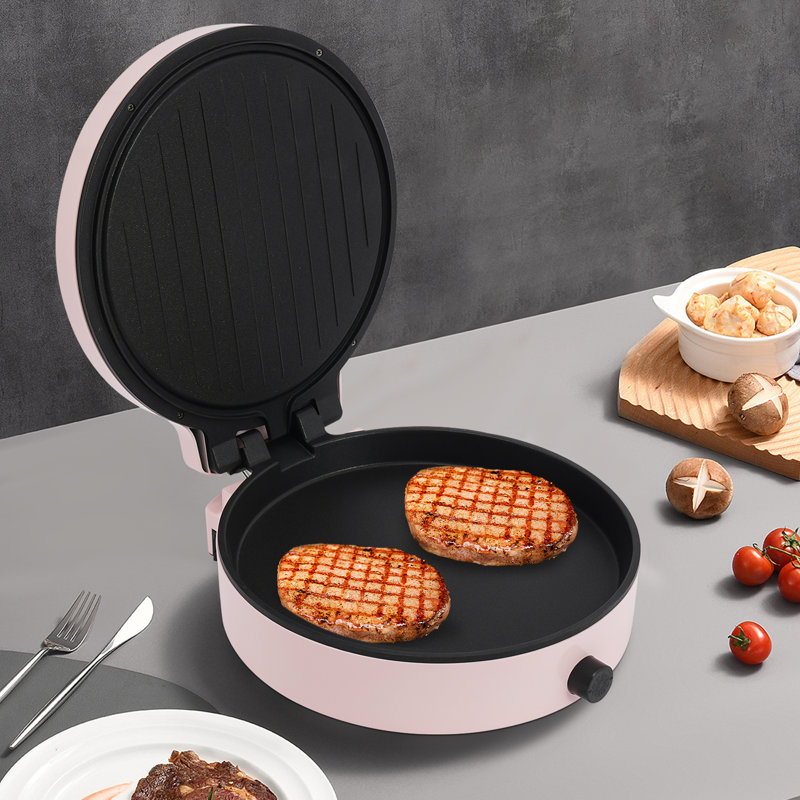 Countertop Pizza Maker Electric Grill Black, Natural