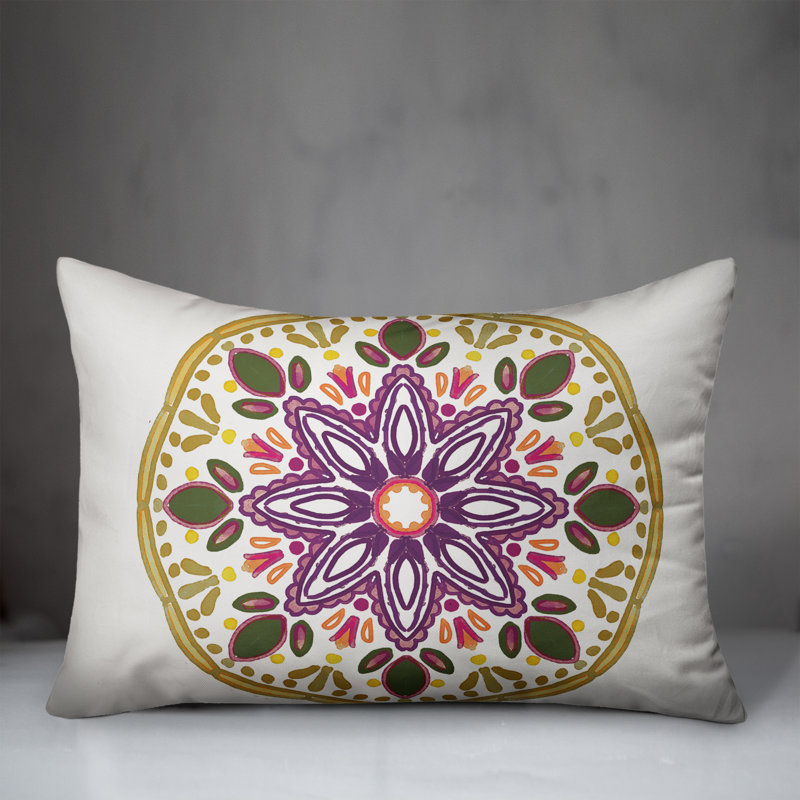  Housse et insert de coussin d'extérieur pour l'extérieur, Mauve, Floral 2