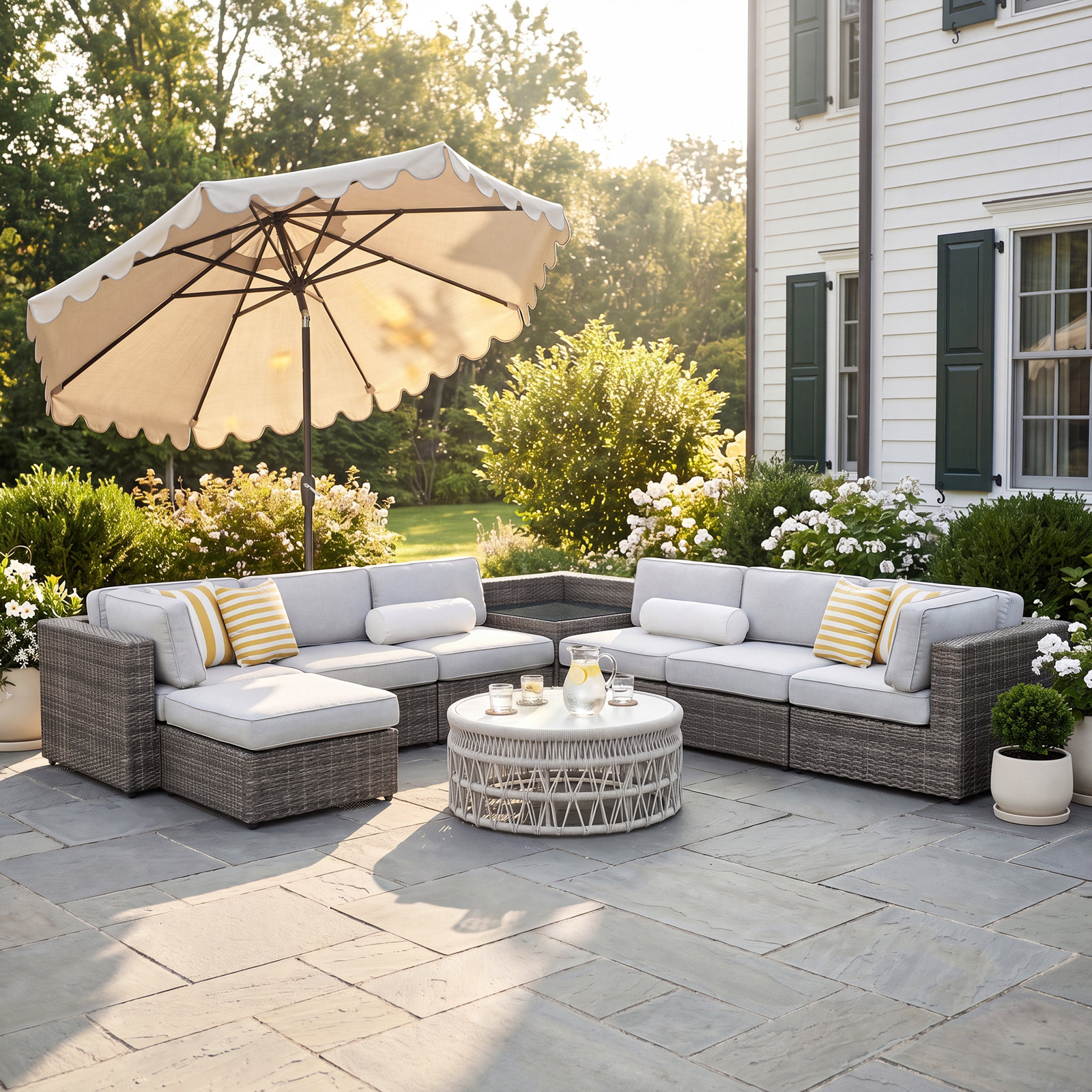 Montae 222" Patio Sectional