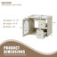 Ensemble de meuble-lavabo mural pour petit espace-35450730