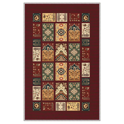 Stylish Hall Carpet Runner, 2.6 x 6.6 Feet | 100% Polyester, 650 g/m², 0.3 in Pile Height | Antibacterial & Non-Slip PVC Dot Underside | Machine Washable, Durable 3D Digital Print | Perfect for Home Décor