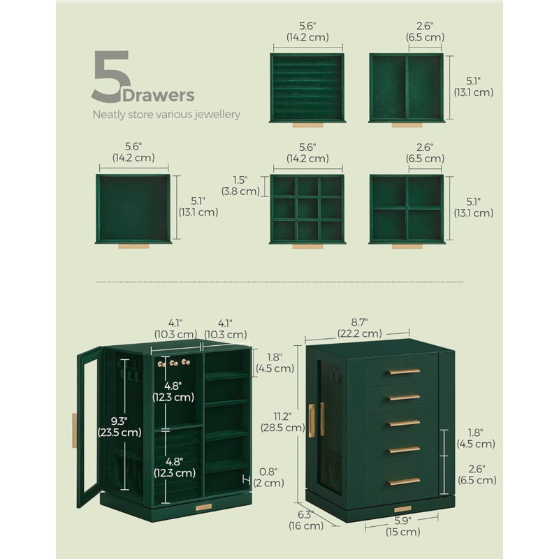 Metal Jewellery Box +