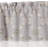 Geometric Tailored Decorative Window Treatment Rod Pocket Curtain Straight Valance