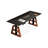 Black&Walnut Rectangular Solid Wood Standing desk-1429357267