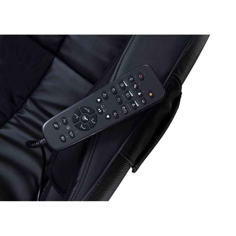 Fauteuil de massage en cuir synthétique Pacari, Noir