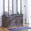 Louise Solid Oak Free-standing Vanity Unit-124445776