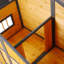 Niche pour chien en bois double TG