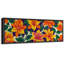 Grande impression sur toile encadrée, reproduction florale abstraite pour décoration chic et moderne-119328894-119328898