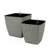 2 Self-Watering Pot - Handmade, And Frost Protected, With Water Level Indicator, 10.2" X 10.2 Hand Woven, , Beautify Your Space, 12.6" 12.6-1964704609