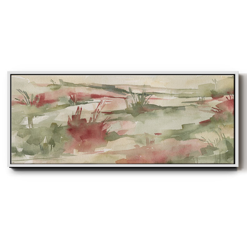 Rust Grasslands II- Framed Canvas