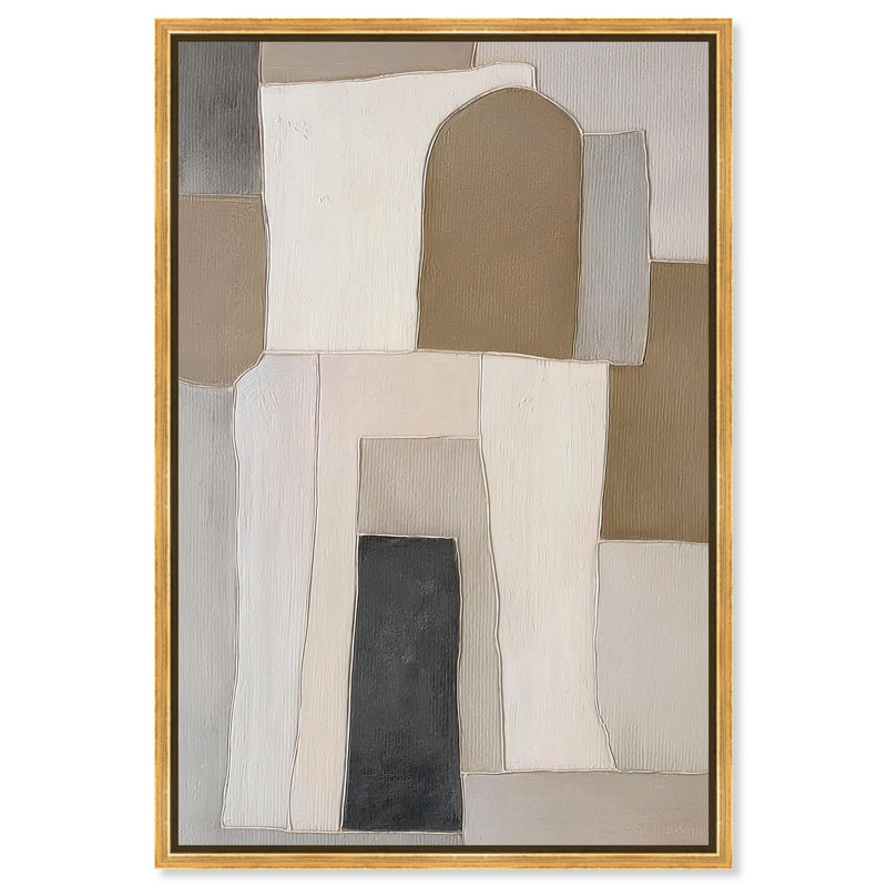 "Monastère murs", reproduction d'art sur toile par Art Remedy, cadre doré, 20 x 30, H 31 po x l 21 po, Cadre doré