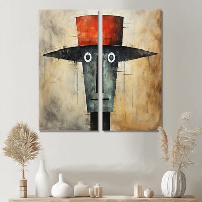 Corail beige, Mexique, El Hombre III - art mural corail