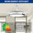 42 Inch Retractable Fandelier with Remote, Smart LED Ceiling Fan, Stepless Color & Brightness Dimmable, Timer Function