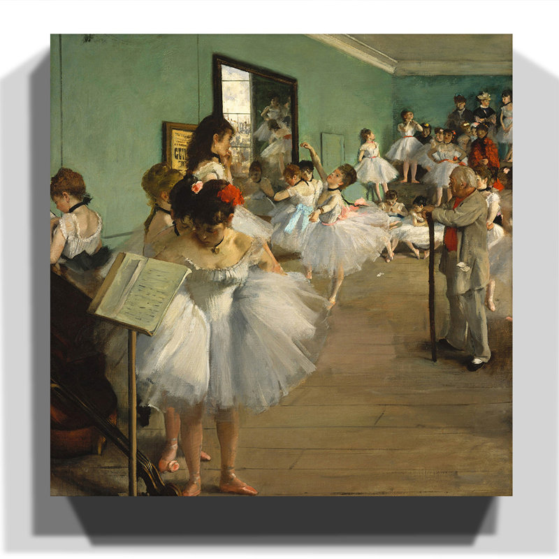 Edgar Degas - Wrapped Canvas Painting, 50cm H x 50cm W