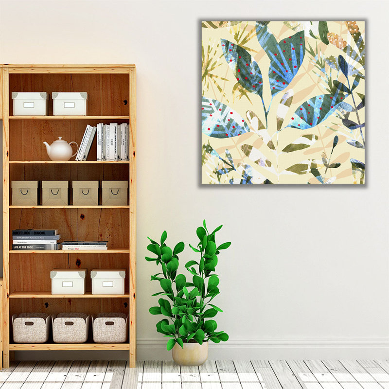 «Technicolor Jungle II», reproduction d'art sur toile, H 24 po x l 24 po