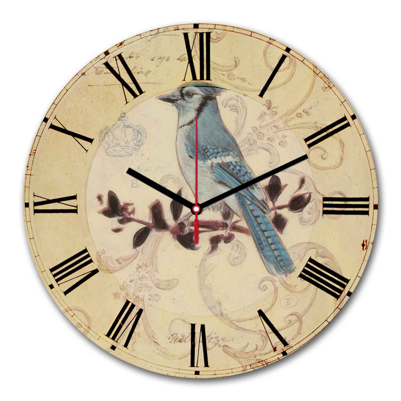 Horloge murale élégante Elegant, 11,8 pouces de diamètre | 100% panneau de fibres à densité moyenne avec une épaisseur de 0,2 pouce | Design élégant pour la maison ou le bureau | La montre moderne ajoute de la sophistication à n'importe quel espa