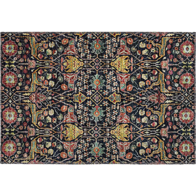 Premium Machine Washable Ducote AMF1132 Global Rug