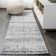 Tapis gris / bleu Bloomington Modern Strie