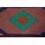 Mélange artistique de couleurs dans un superbe tapis kilim 10 x 13