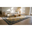 Antique Peking Chinese Medallion Blue Navy, Ivory 1900s Rug