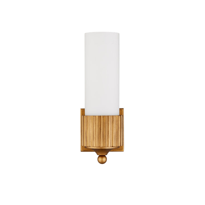 Bryce Gold Bath Wall Sconce, Gold