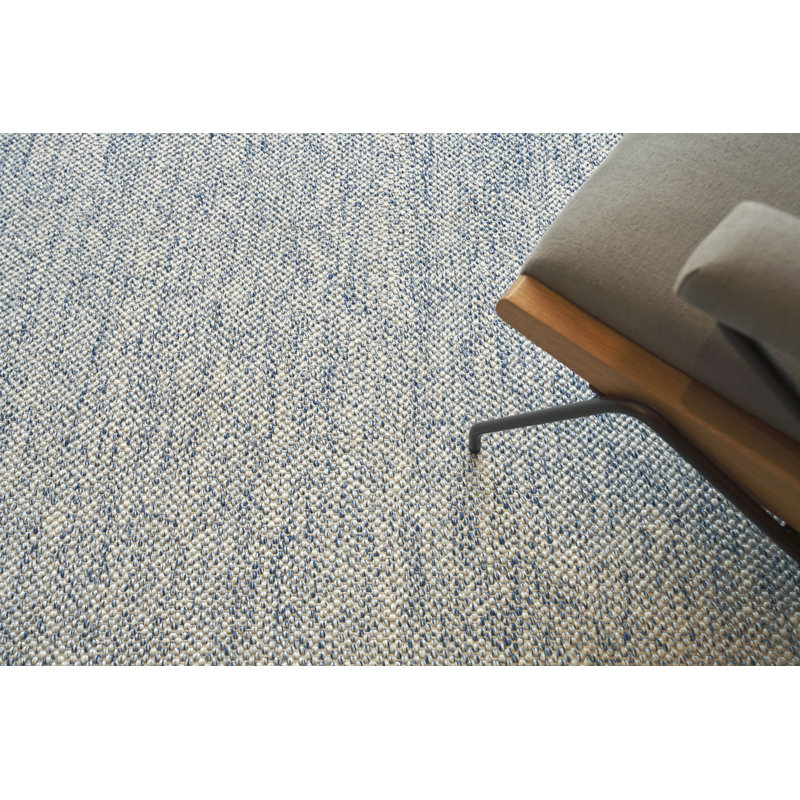 Rhodes Handmade Flatweave Blue Area Rug, Rectangle 8' x 10'
