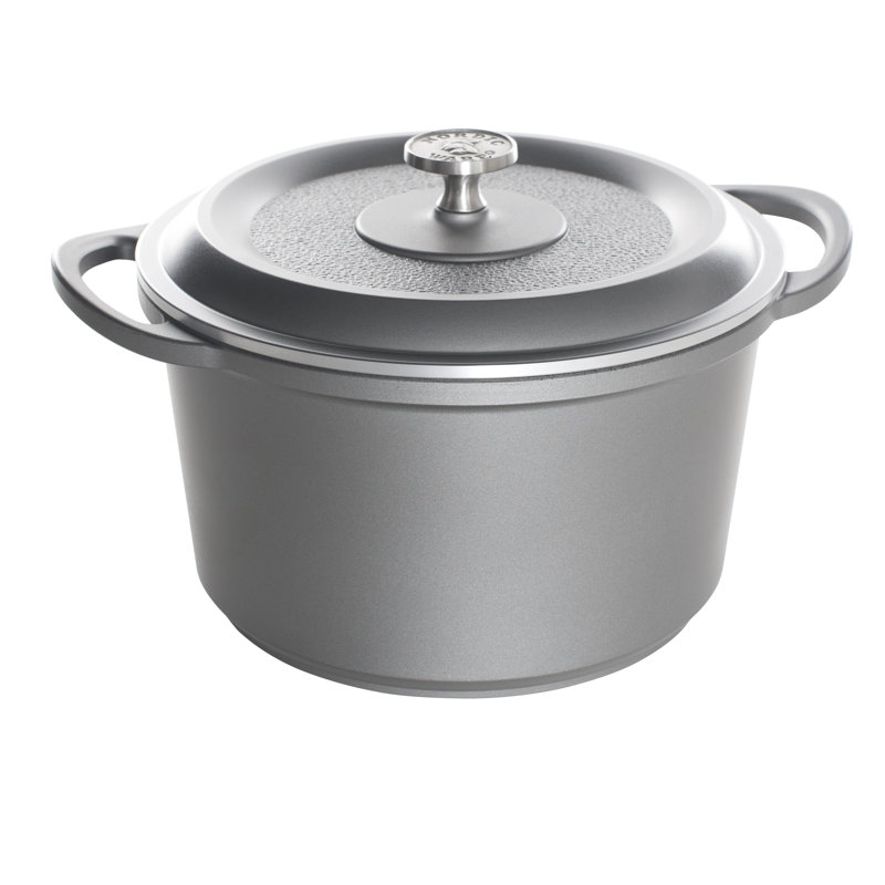 Nordic Ware ProCast Round Dutch Oven, 3 qt, Silver
